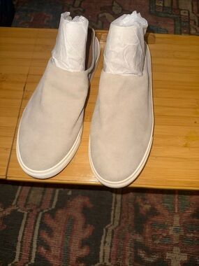 Caslon Slip-On Suede Casual Sneakers - Light Beige
